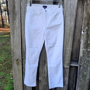 NYDJ Not Your Daughters Jeans White Straight Leg